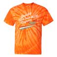 Nostalgia 80s Duck Goose Distressed Tie-Dye T-Shirts Orange Tie-Dye