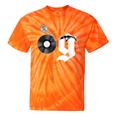 Old School Dad OG Hip Hop Head Vinyl Retro 80s90s Nostalgia Tie-Dye T-Shirts Orange Tie-Dye