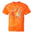 Old-School Hip Hop 80's 90's Style Music Cassette Nostalgia Tie-Dye T-Shirts Orange Tie-Dye