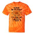 Please Be-Patient I'm From The 1900s Retro Cassette Tape Tie-Dye T-Shirts Orange Tie-Dye