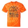 Please Be Patient With Me I'm From The 1900s Funny Train Premium Tie-Dye T-Shirts Orange Tie-Dye