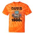 Please Be Patient I'm From The 1900s Retro Computer Geek Tie-Dye T-Shirts Orange Tie-Dye