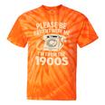 Please Be Patient With Me I'm From The 1900s Retro Humor Premium Tri-Blend Tie-Dye T-Shirts Orange Tie-Dye