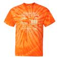 Please Be Patient I'm From The 1900s Retro Pixel Horse Wagon Premium Tie-Dye T-Shirts Orange Tie-Dye