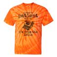Please Be Patient With Me I'm From The 1900s Typewriter Tees Tie-Dye T-Shirts Orange Tie-Dye