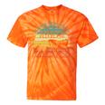 Please Be Patient With Me I'm From The 1900s Vintage Sunset Premium Tie-Dye T-Shirts Orange Tie-Dye