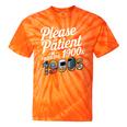 Please Be Patient I'm From The 1900s Vintage Tech Graphic Raglan Baseball Tee Tie-Dye T-Shirts Orange Tie-Dye