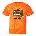 Protect PBS 80s Nostalgia Television Shirt Tie-Dye T-Shirts Orange Tie-Dye