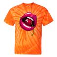 Rainbow Lips With a Cherry In The Mouth 80s Nostalgia Premium Tri-Blend Tie-Dye T-Shirts Orange Tie-Dye Rainbow Lips With a Cherry In The Mouth 80s Nostalgia Premium Tri-Blend Tie-Dye T-Shirts Orange Tie-Dye