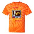 Raised By Television Corrupted By Memes Internet Nostalgia Tie-Dye T-Shirts Orange Tie-Dye