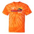 Retro 80's 90's Music Nostalgia Video Cassette Tape VHS Tie-Dye T-Shirts Orange Tie-Dye