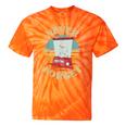 Retro Gaming Never Forget Nostalgia Vintage Tie-Dye T-Shirts Orange Tie-Dye
