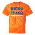 Retro Gaming Nostalgia Tee Perfect For Vintage Lovers Tie-Dye T-Shirts Orange Tie-Dye