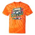Retro Old Cassette Tape Cartoon With Walker Nostalgia Tie-Dye T-Shirts Orange Tie-Dye