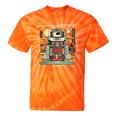 Retro Tech Stack 80s 90s Nostalgia Analog Devices Tie-Dye T-Shirts Orange Tie-Dye