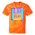 Retro TechnologyOld School Floppy Nostalgia 90s Generation Tie-Dye T-Shirts Orange Tie-Dye