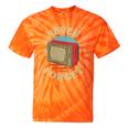 Retro TV Never Forget Nostalgia Vintage Tie-Dye T-Shirts Orange Tie-Dye