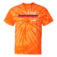 Retro VHS Tape Graphics 80s 90s Nostalgia Costume Tie-Dye T-Shirts Orange Tie-Dye