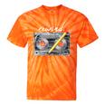 Rewind Cassette Tape Nostalgia 80s 90s Retro Music Lover Tie-Dye T-Shirts Orange Tie-Dye