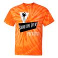 Showtime Every Moment Cinema Nostalgia Film Buff Humor Tie-Dye T-Shirts Orange Tie-Dye