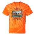 Summer ’95 Retro Cassette Tape Nostalgia Music Lover Premium Tri-Blend Tie-Dye T-Shirts Orange Tie-Dye