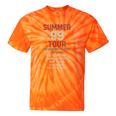 Summer 99 Tour Original Playlist Retro Nostalgia Tie-Dye T-Shirts Orange Tie-Dye