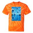 Trippy Weirdcore Frutiger Aero Surreal Eyeballs Y2K Tie-Dye T-Shirts Orange Tie-Dye