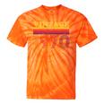 Vintage 1970 Retro Style 70's Born Nostalgia Vibes Birthday Premium Tri-Blend Tie-Dye T-Shirts Orange Tie-Dye