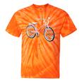 Vintage Bicycle With Playing Cards Nostalgia Tie-Dye T-Shirts Orange Tie-Dye