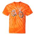 Vintage Bicycle With Playing Cards Nostalgia Tie-Dye T-Shirts Orange Tie-Dye