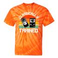 Vintage Retro Classically Trained Video Game 90s Nostalgia Tie-Dye T-Shirts Orange Tie-Dye