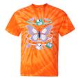 Y2K Butterfly Floppy Disk Art Digital Nostalgia Tie-Dye T-Shirts Orange Tie-Dye Y2K Butterfly Floppy Disk Art Digital Nostalgia Tie-Dye T-Shirts Orange Tie-Dye