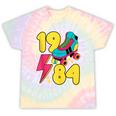 1984 Retro Raised In The 80s Old School Nostalgia Vibes Tie-Dye T-Shirts Hazy Rainbow Tie-Dye