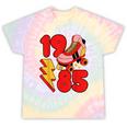 1985 Retro Roller Skate Vintage 80s Nostalgia Collector Tie-Dye T-Shirts Hazy Rainbow Tie-Dye