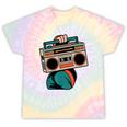 80s 90s Retro Party Costume Nostalgia Boombox Music Hip Hop Tie-Dye T-Shirts Hazy Rainbow Tie-Dye