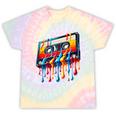 80s 90s Retro Party Costume Nostalgia Cassette Tie-Dye T-Shirts Hazy Rainbow Tie-Dye