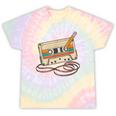 80s 90s Retro Party Costume Nostalgia Cassette Tape Pencil Tie-Dye T-Shirts Hazy Rainbow Tie-Dye