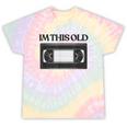80s VHS Video Cassette Nostalgia Tie-Dye T-Shirts Hazy Rainbow Tie-Dye