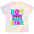 80's Vibe Retro Style Cassette Tape Nostalgia 1980s Party Tie-Dye T-Shirts Hazy Rainbow Tie-Dye