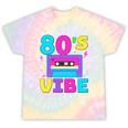 80's Vibe Retro Style Cassette Tape Nostalgia 1980s Party Tie-Dye T-Shirts Hazy Rainbow Tie-Dye