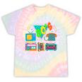 80's Vintage Cassette Tape Nostalgia Mixtape Era 1980s Retro Tie-Dye T-Shirts Hazy Rainbow Tie-Dye