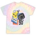 90s Retro Cassette And Walkman Nostalgia Graphic Tee Tie-Dye T-Shirts Hazy Rainbow Tie-Dye