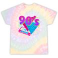 90's Vibe Retro Style Cassette Tape Nostalgia 1990s Party Tie-Dye T-Shirts Hazy Rainbow Tie-Dye