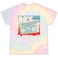 90's Vibe Vintage Style Cassette Tape Nostalgia 1990s Party Premium Tri-Blend Tie-Dye T-Shirts Hazy Rainbow Tie-Dye