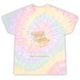 Analogue Nostalgia Typewriter Graphic Tie-Dye T-Shirts Hazy Rainbow Tie-Dye
