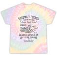 Automotive Nostalgia Classic Car Cruise-In Distressed Premium Tri-Blend Tie-Dye T-Shirts Hazy Rainbow Tie-Dye