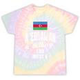 Azerbaijan Lover Saying Azeri Nostalgia Tie-Dye T-Shirts Hazy Rainbow Tie-Dye