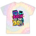 Back To The 90s Nostalgia Cassette Game Console Boombox Tie-Dye T-Shirts Hazy Rainbow Tie-Dye