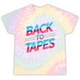 Back To Tapes Retro Cassette Mixtape 80s Nostalgia Tie-Dye T-Shirts Hazy Rainbow Tie-Dye