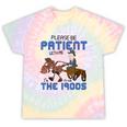 Biden Please Be Patient With Me I'm From The 1900s Vintage Tie-Dye T-Shirts Hazy Rainbow Tie-Dye